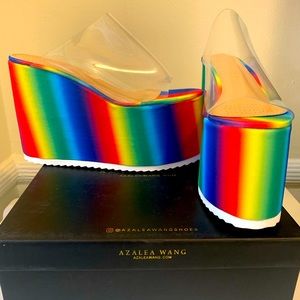 Rainbow Platform Sandal
